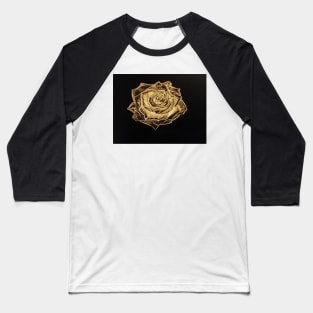Floral Design: A Rose to Light the Dark Baseball T-Shirt